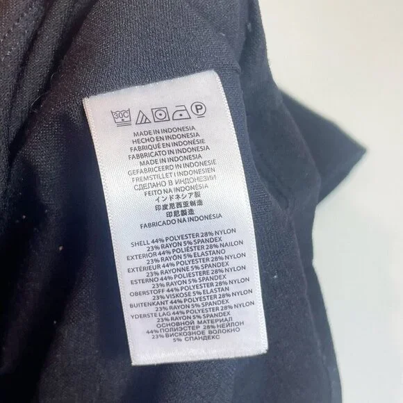 Michael Kors Womens Striped Long Sleeve Sheath Dress Black 2 Zipper Sleeve - Picture 6 of 10